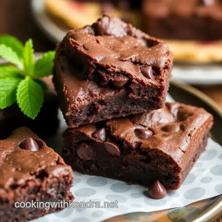 Ultimate Chocolate Chip Fudge Brownies: Decadent Delights for Chocolate Lovers! presentation