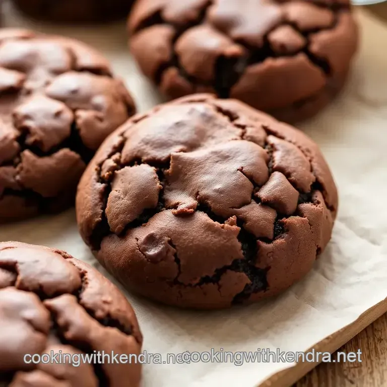 Decadent &amp Chewy Chocolate Cookies presentation
