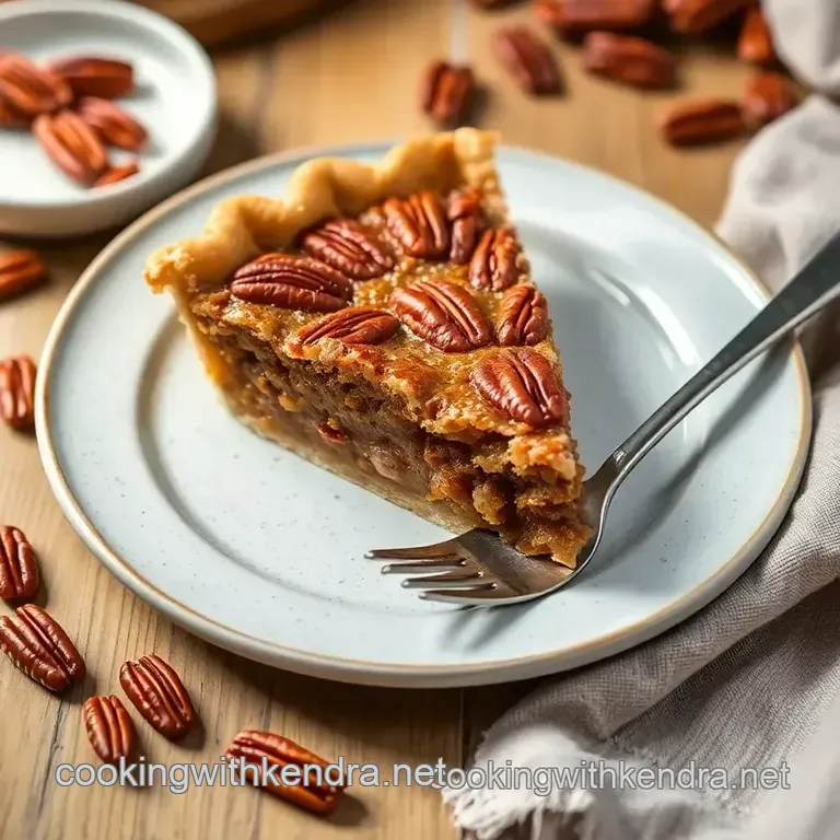 Classic Pecan Pie - A Dessert Delight presentation