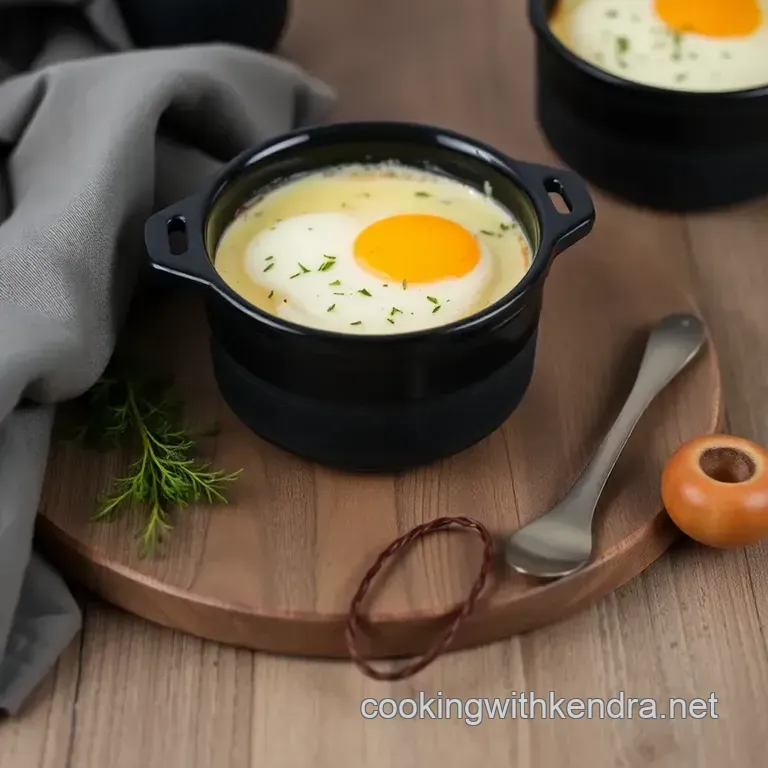 Bake Eggs Oeufs en Cocotte presentation