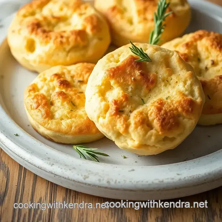 Bake English Muffin Rosemary Crisps presentation