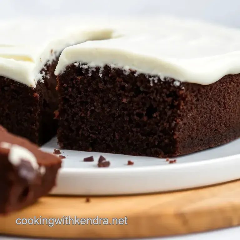Classic German Chocolate Cake with Coconut-Pecan Frosting presentation
