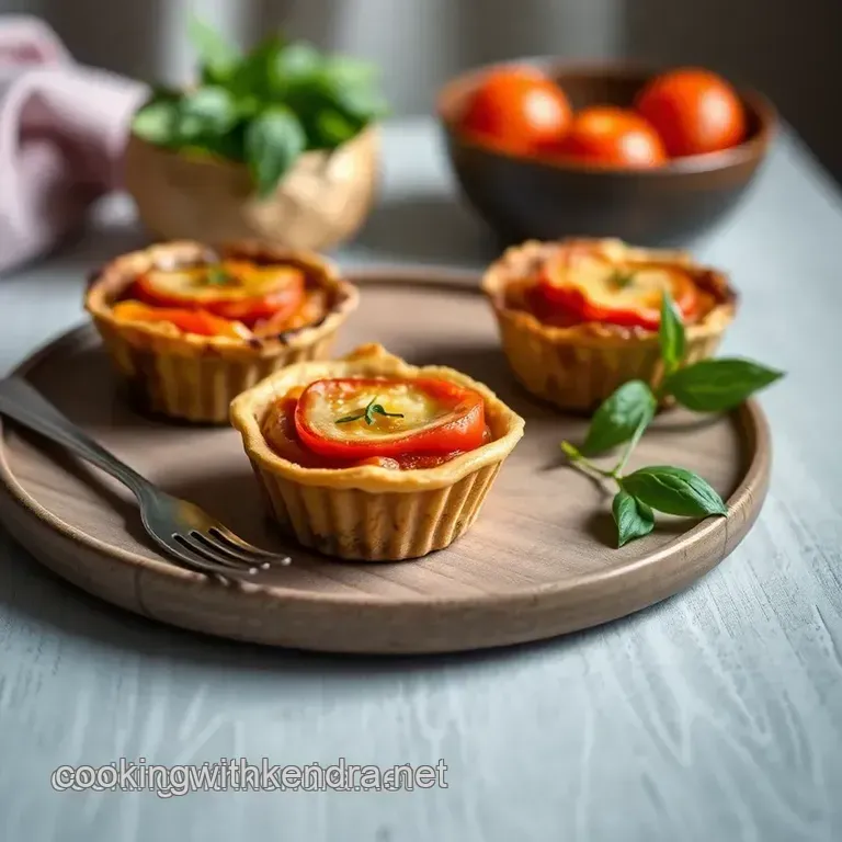 30-Minute Heirloom Tomato Tartlets presentation