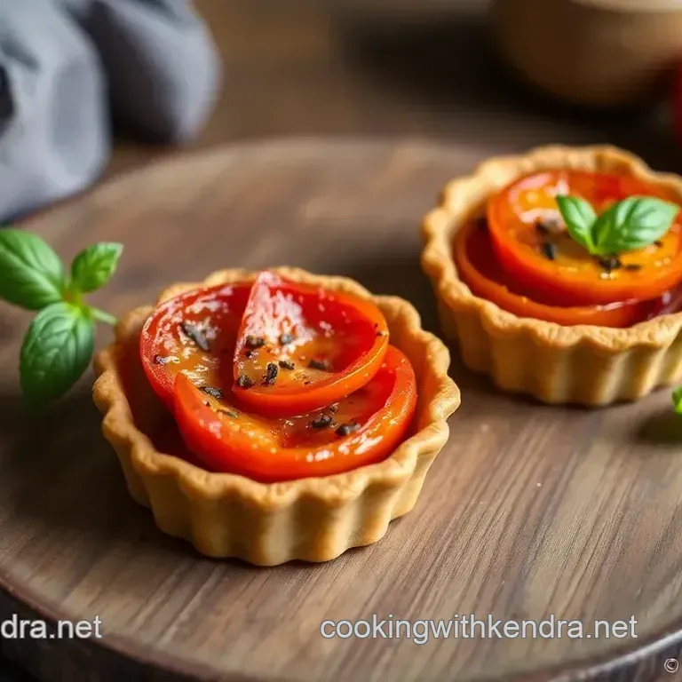 My Grandmother' s Easy Bake Heirloom Tomato Tartlets in 30 Minutes