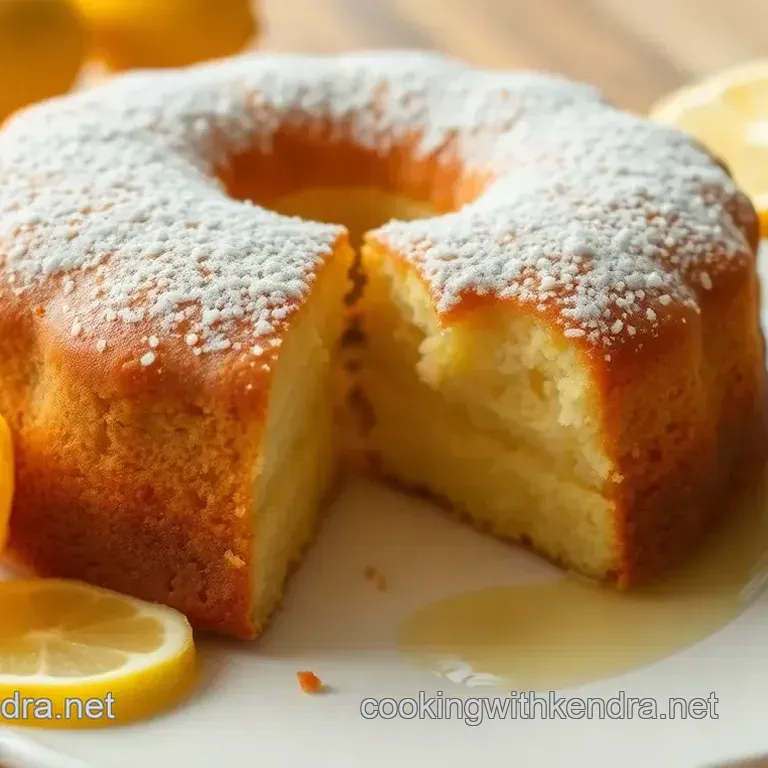 Moist & Tangy Lemon Cake - A Delightful Recipe