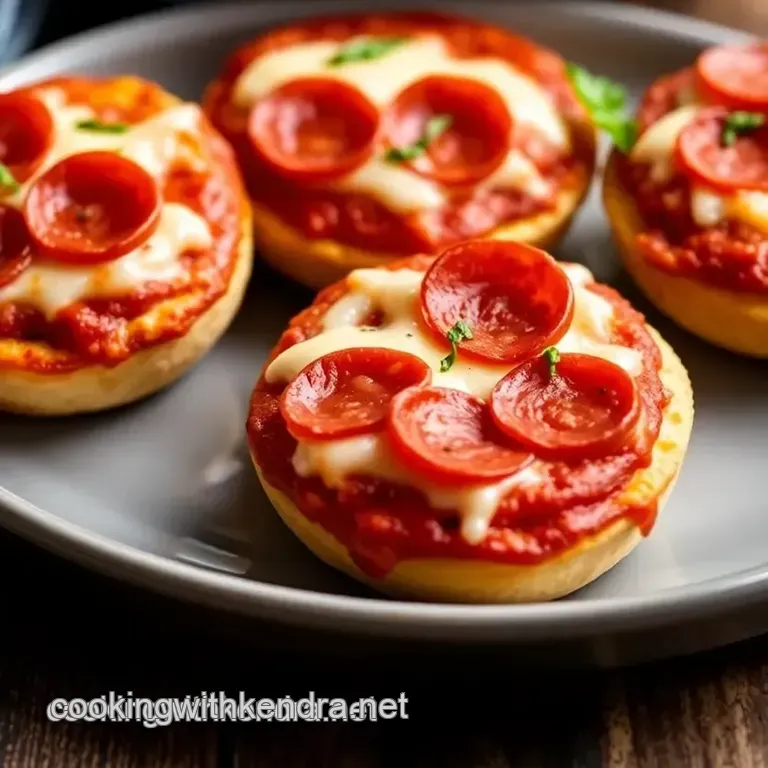 Mini Heggies Pepperoni Pizza presentation