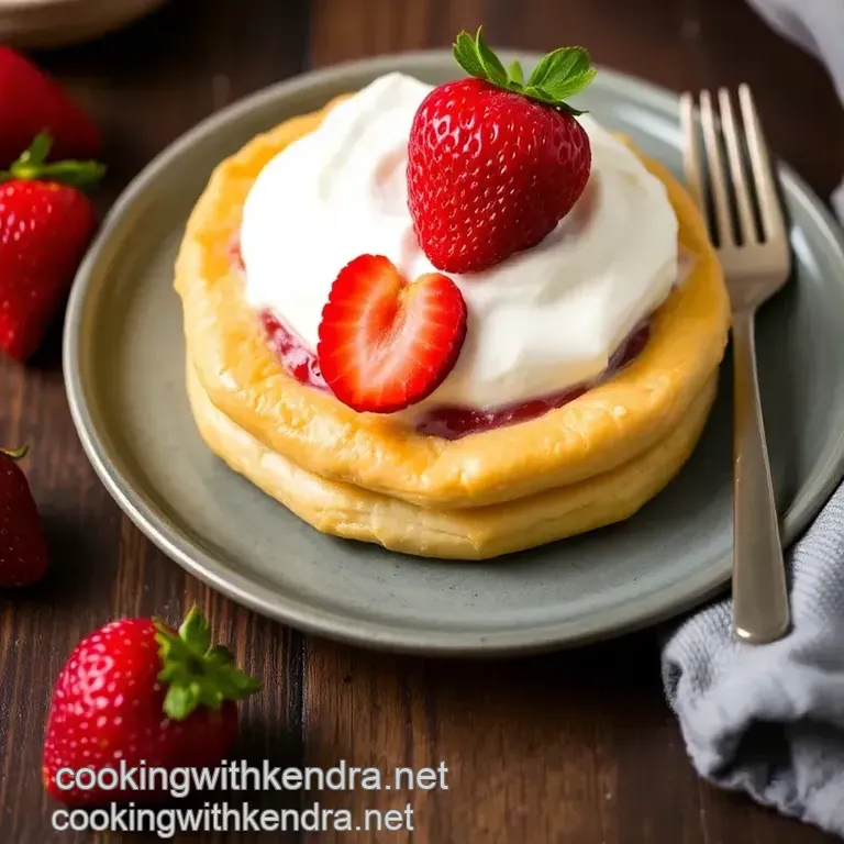 Baked Strawberry Cream Cheese Delight presentation