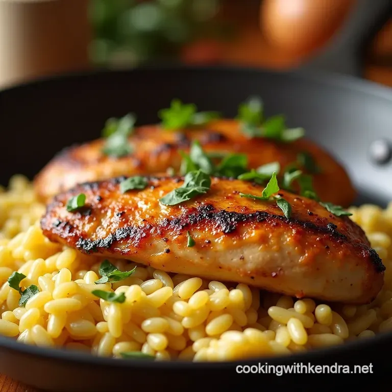 Onepan Wonder Juicy Herbroasted Chicken and Fluffy Baked Rice presentation