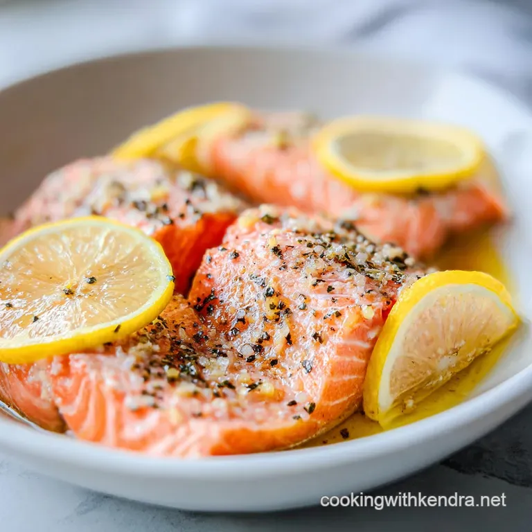 Baked Salmon In Foil: Garlic Butter