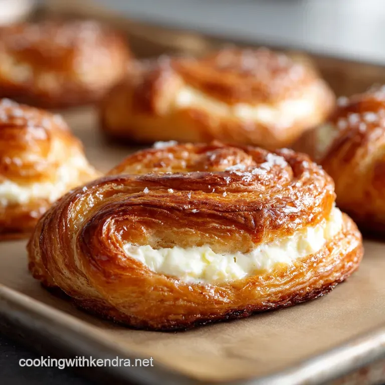 Flaky Buttery Bakerystyle Cheese Danishes presentation