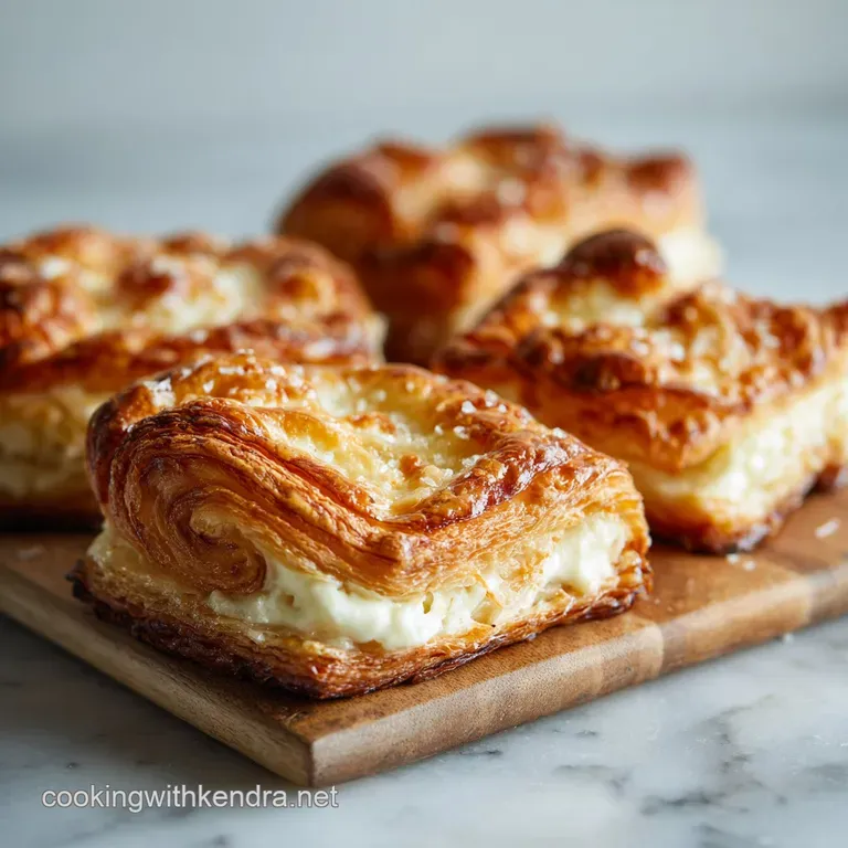 Flaky Buttery BakeryStyle Cheese Danishes