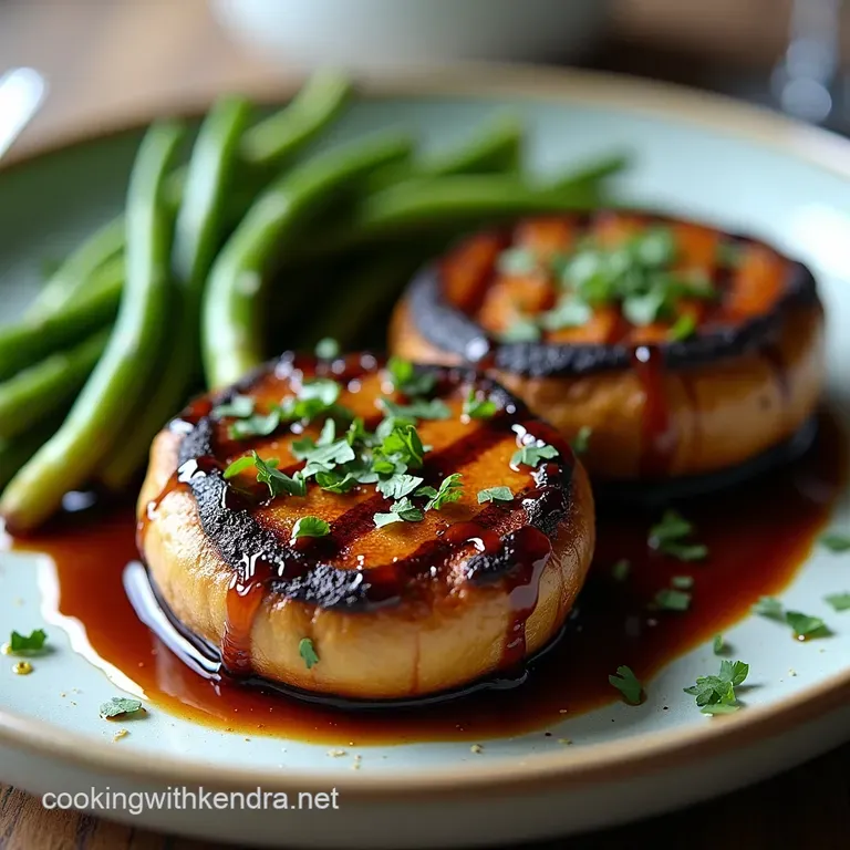 The Ultimate Umami Bomb Smoky Grilled Portobello Steaks with Tangy Balsamic Reduction