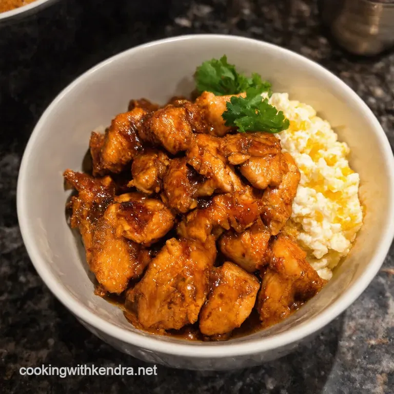 Bbq Chicken Bliss Bowl Cottage Cheese Edition presentation