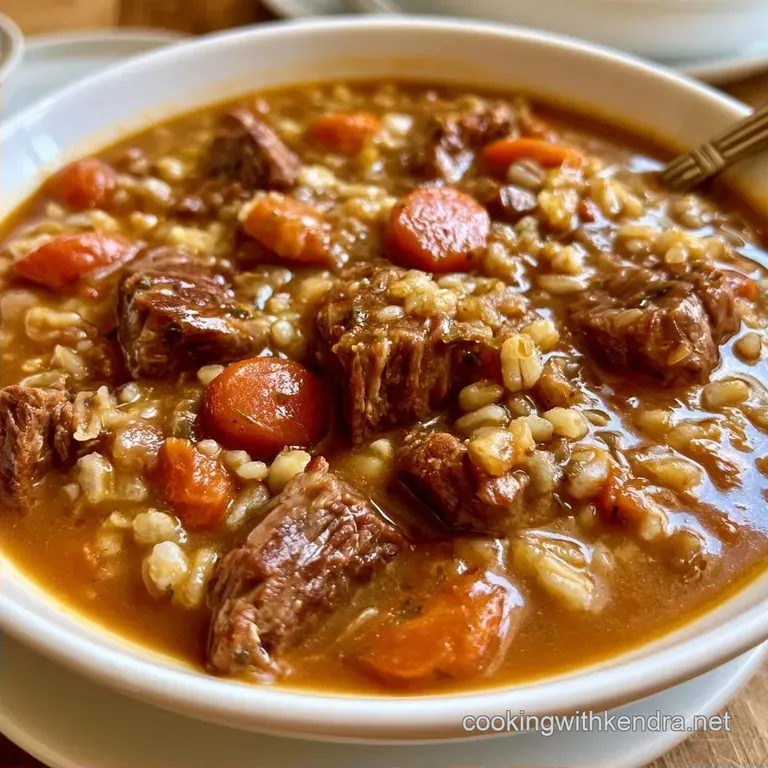Old Fashioned Beef Barley Vegetable Soup