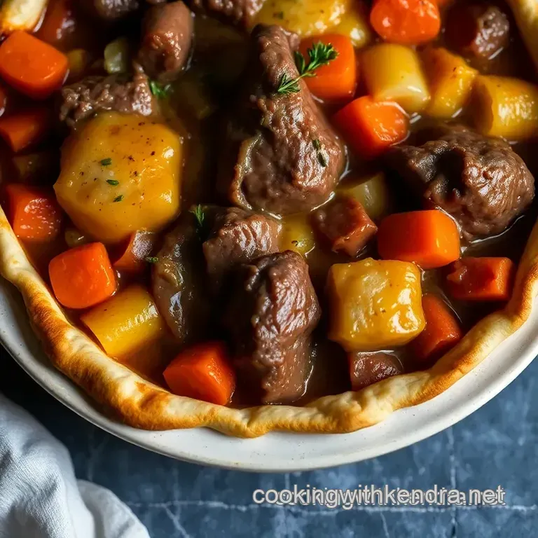Beef Feet Pie: A Savory British Classic presentation
