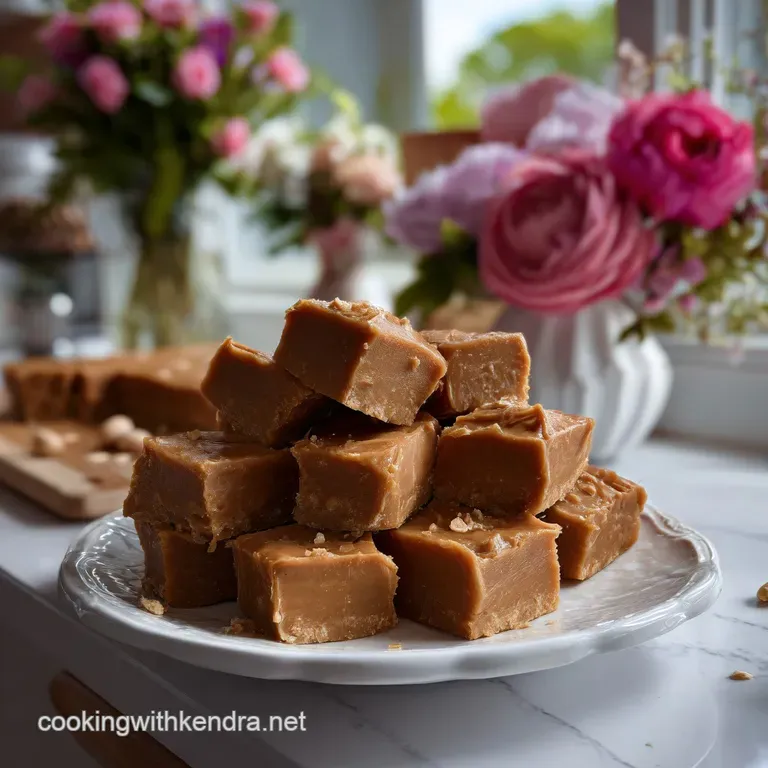 Creamy Peanut Butter Fudge | No Candy Thermometer Needed