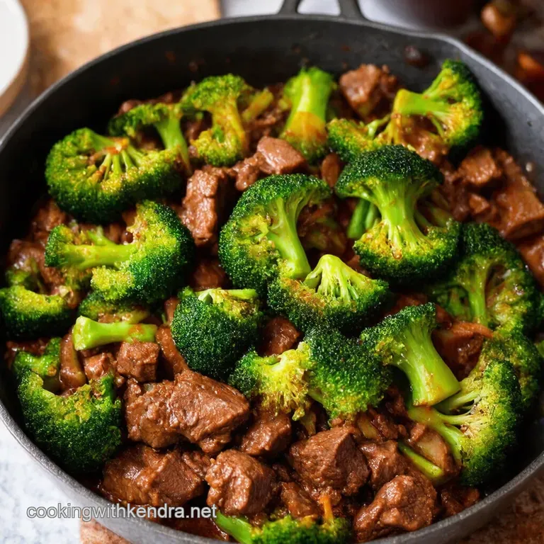 Better Than Takeout Onepan Beef Broccoli presentation