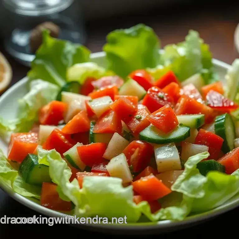 Refreshing Bibb Lettuce Salad with Honey-Lemon Vinaigrette