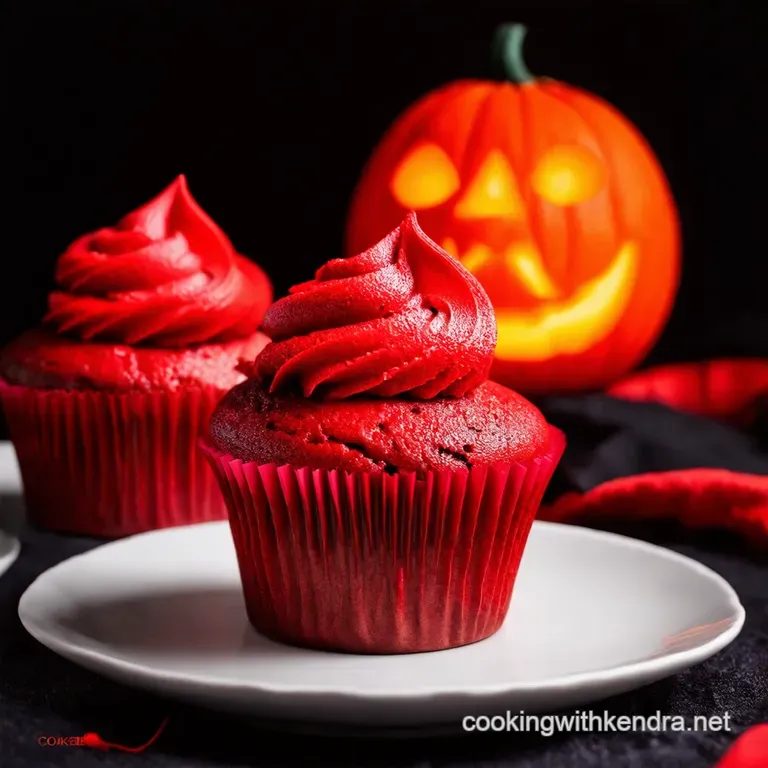 Blood Moon Cupcakes