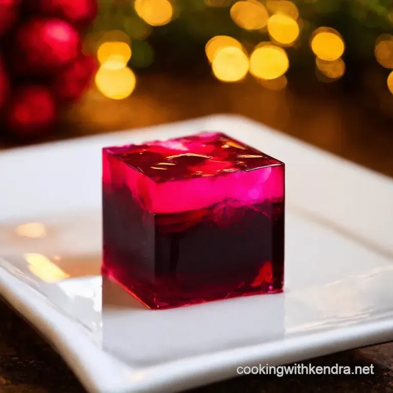 Boozy Berry Blast Jello Shots presentation