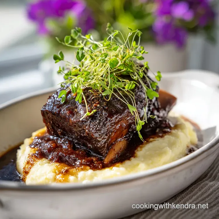 Braised Beef Short Ribs: Fork Tender