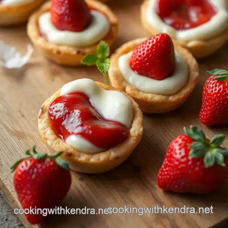 Broiled Strawberry Brie Bites presentation