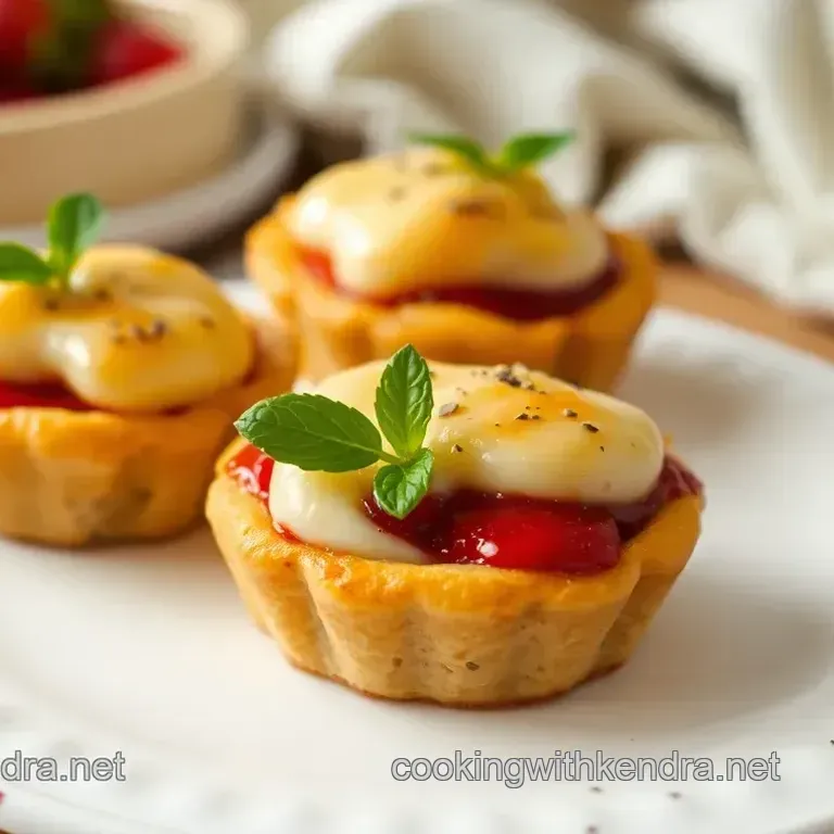 Broiled Strawberry Brie Bites