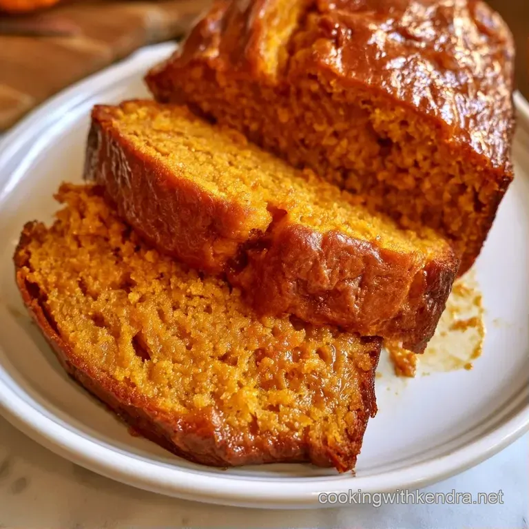 A thick slice of warm orange loaf atop a ceramic plate, paired with a dollop of melting butter and cinnamon dusting.