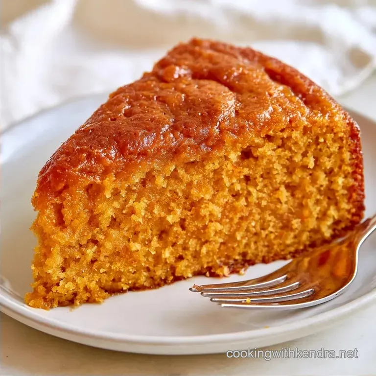 Moist Brown Butter Pumpkin Cake (Lighter Version)