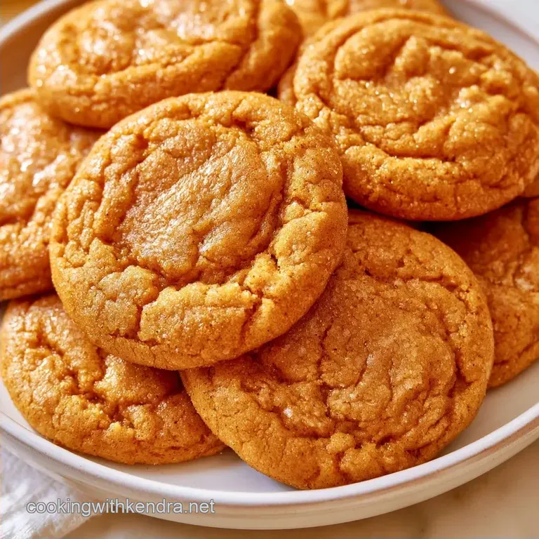 Chewy Brown Butter Pumpkin Cookies