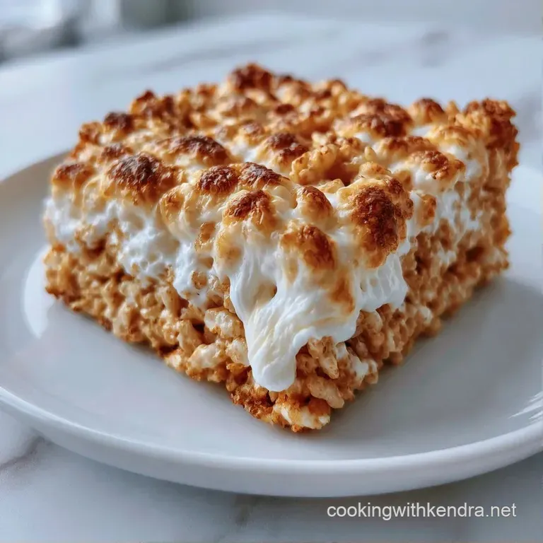 Neatly stacked toasted golden squares on a marble slab, garnished with a pinch of flaky sea salt for contrast.