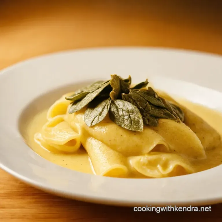 Brown Butter Sage Sauce for Pasta or Anything presentation