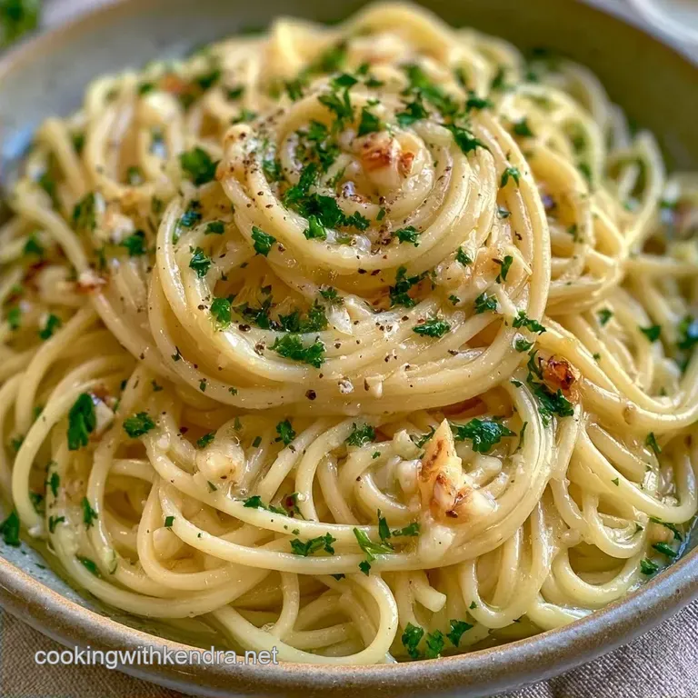 Butter Garlic Noodle Pasta: Glossy and Savory