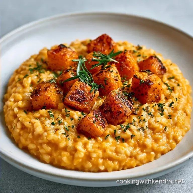 Creamy Roasted Butternut Squash Risotto