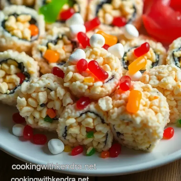 Candy Sushi: Sweet Rolls with a Twist presentation