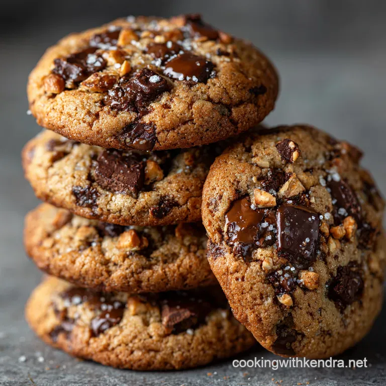 Cappuccino Chocolate Chunk Cookies presentation