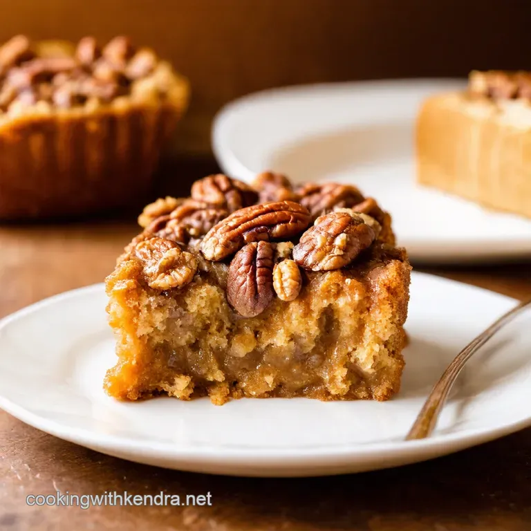 Caramel Pecan Bliss Dump Cake Ridiculously Easy Ohsogood presentation