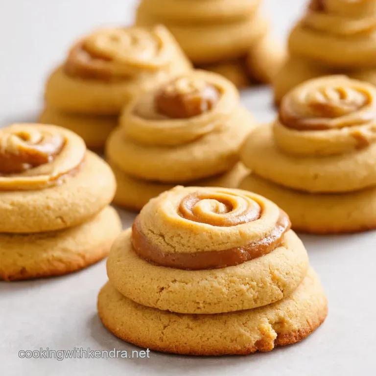 Caramel Swirl Cheesecake Cookies