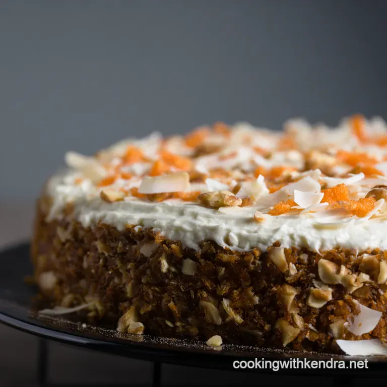 Carrot Cake Cheesecake presentation
