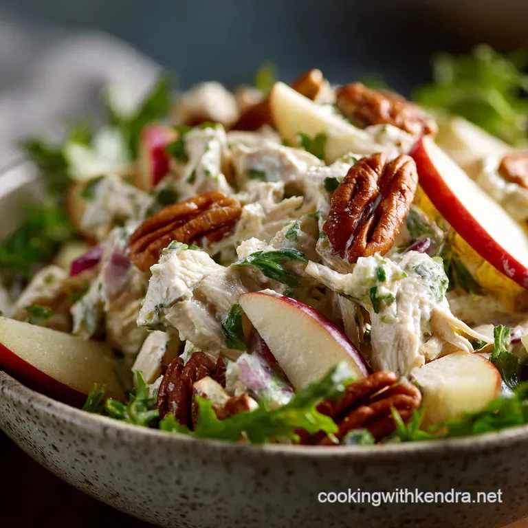 Chicken Salad No Celery: Pecan Apple Tarragon Twist