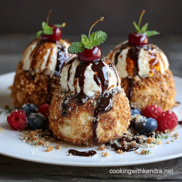The Crackerjack Crunch Cheaters Fried Ice Cream the Foolproof Shortcut presentation