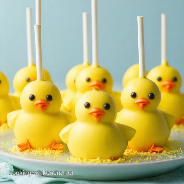 Cheep Thrills Adorable Easter Chick Cake Pops