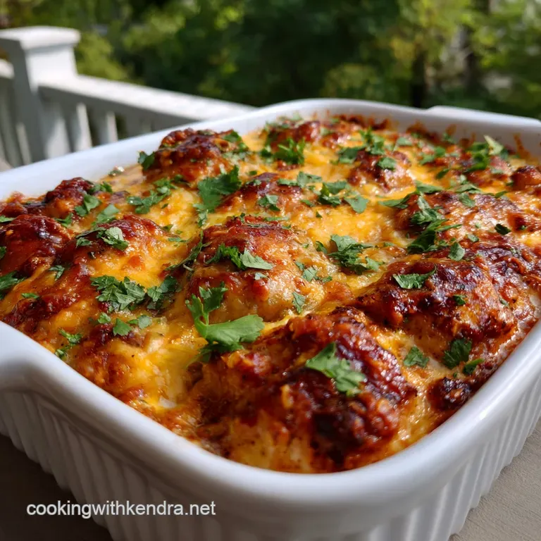 Cheesy BBQ Chicken Bake Recipe