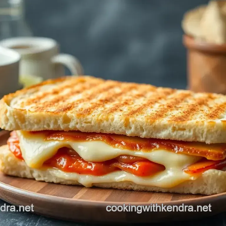 Grilled Three Cheese Panini