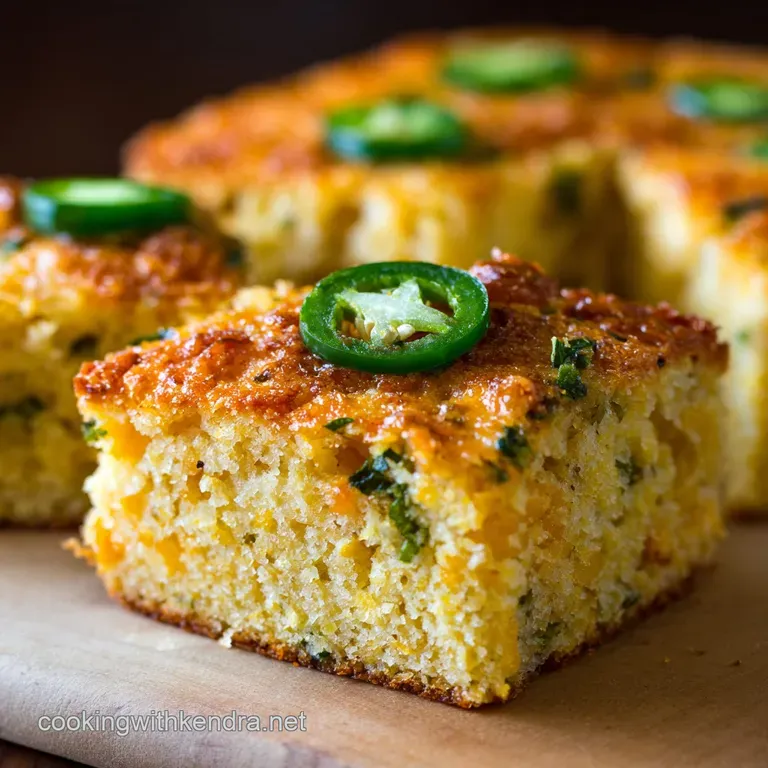 Mexican Cornbread: the Fiesta Loaf with Cheesy Monterey Jack and Jalape&ntilde;o Kick presentation