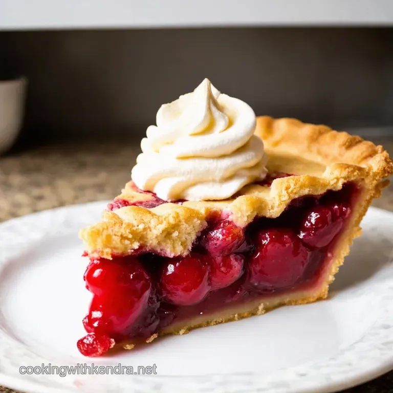 Cherry Bomb the Ultimate Homemade Cherry Pie presentation