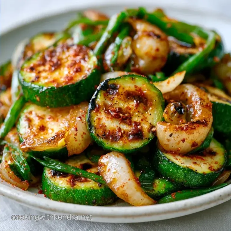 Chili Roasted Zucchini with Smoked Paprika