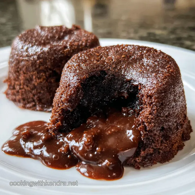 Chilis Lava Cake: Molten Midnight Volcanoes presentation