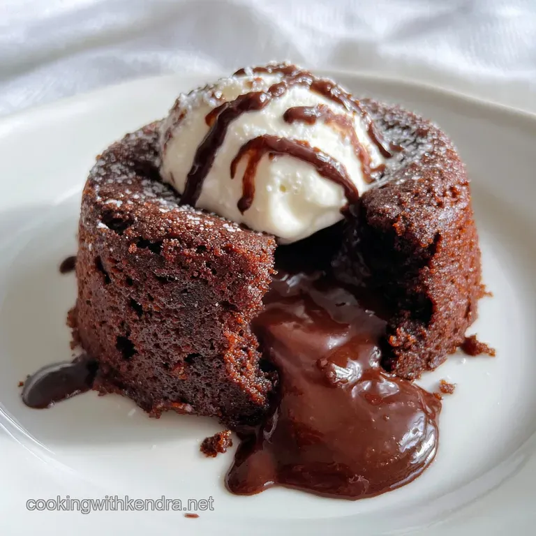 Chilis Lava Cake: Molten Midnight Volcanoes