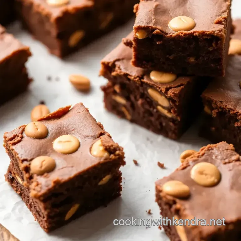 Chill Peanut Butter Brownies: A Delightful Treat presentation